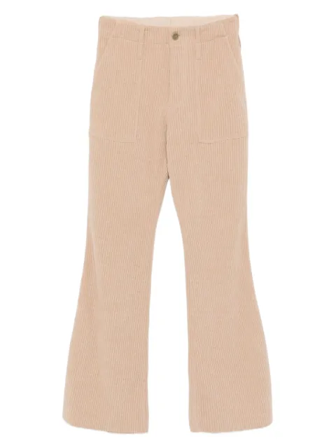 Jejia ribbed flared trousers Neutrals MJD211AA43894