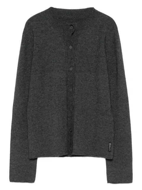 Giorgio Armani Pre-Owned 1990s button-front cardigan Grey GA250UNA