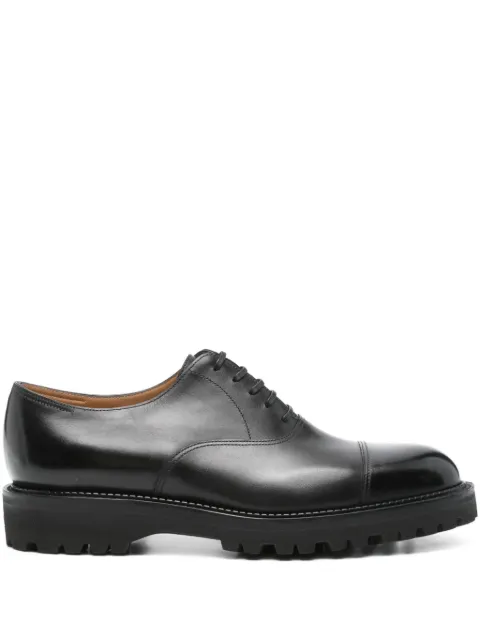 John Lobb Council leather cap-toe Oxford shoes Black 1AL03OLE1R