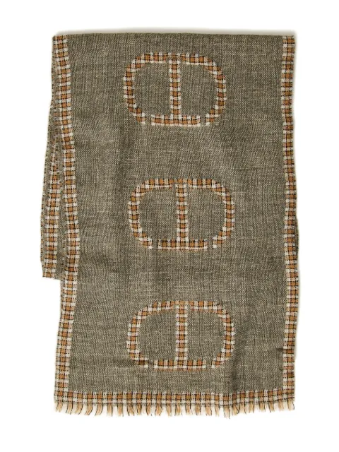 TWINSET checked scarf Green 252TO5010