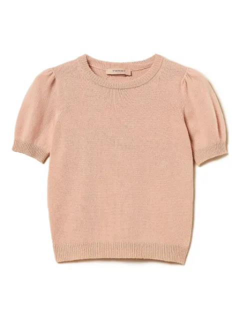 TWINSET puff-sleeve sweater Pink 252TP3581