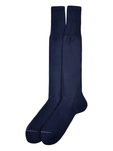 Gallo ribbed-trims socks Black AP113669