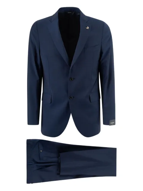 Tombolini three-button navy suit Blue A362E1027R