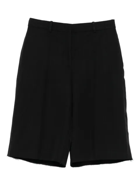 Jil Sander frayed-hem shorts Black J01KA0189J65005