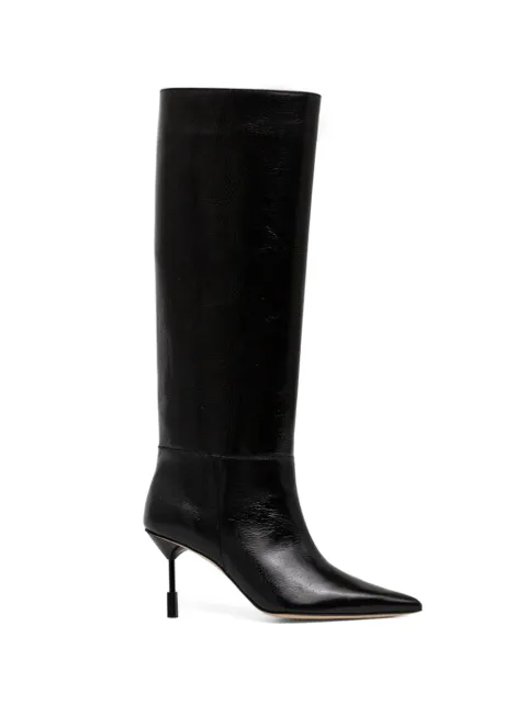 MSGM pointed knee high boots Black 3941MDS95481899
