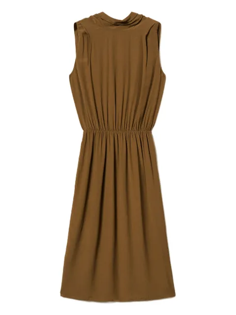 TWINSET sleeveless midi dress Brown 252TF2080