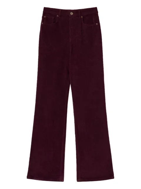 TWINSET five-pocket corduroy trousers Purple 252TT2182