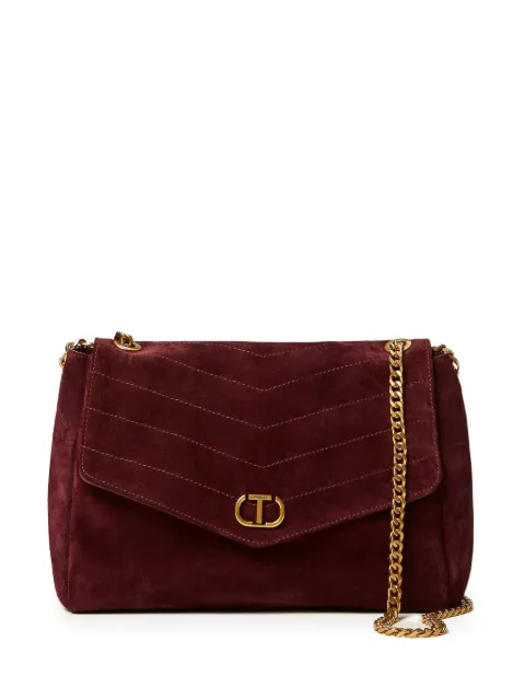 TWINSET Dreamy quilted chain shoulder bag Red 252TB7360