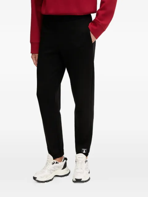 Patrizia Pepe logo-patch track pants Black 8P0765J079