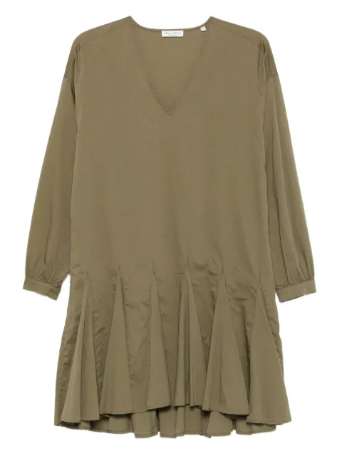 Marc O'Polo V-neck tiered midi dress Green 203093321283