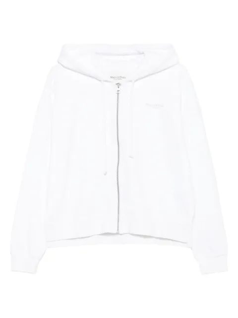 Marc O'Polo zip-up hoodie White 202402657043