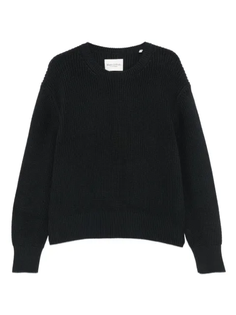 Marc O'Polo ribbed crew-neck sweater Black M01605960393