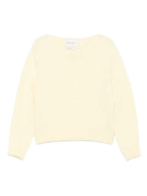 Marc O'Polo boat-neck sweater Yellow 210623360583