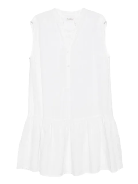 Marc O'Polo V-neck sleeveless mini dress White 204064521453