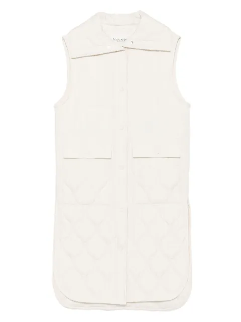 Marc O'Polo quilted-pattern coat Neutrals 208092272039
