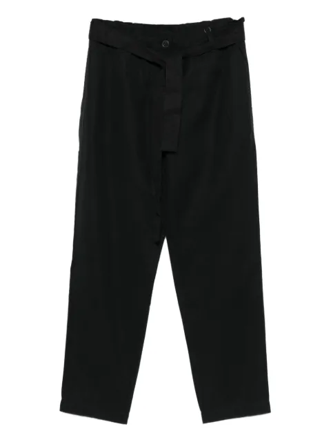 Marc O'Polo belted cotton trousers Blue M03089710045