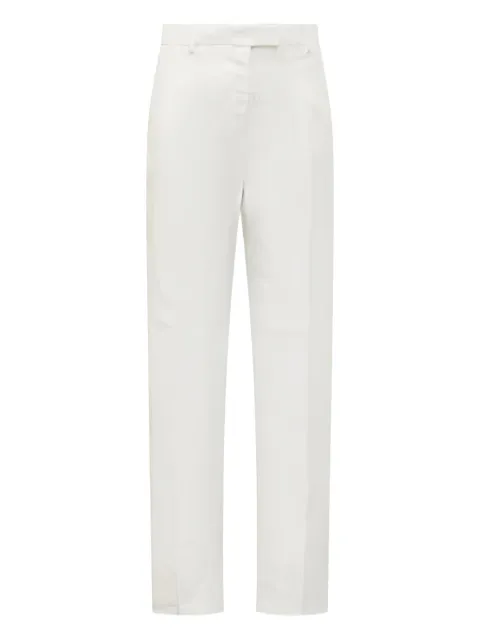 Ferragamo pressed-crease trousers White 13E908