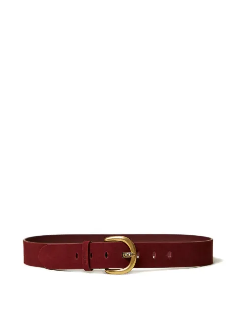 TWINSET suede buckle belt Red 252TO5300
