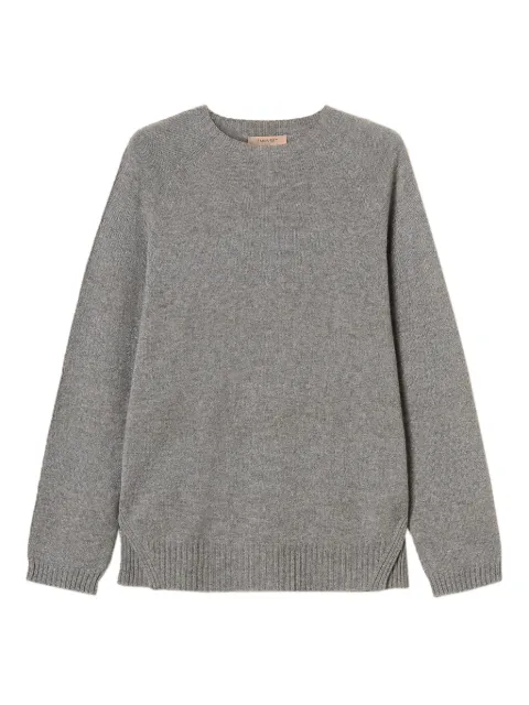 TWINSET lurex-detail jumper Grey 252TT3302