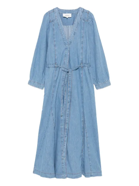 Ba&Sh belted V-neck denim dress Blue 1H25LIA