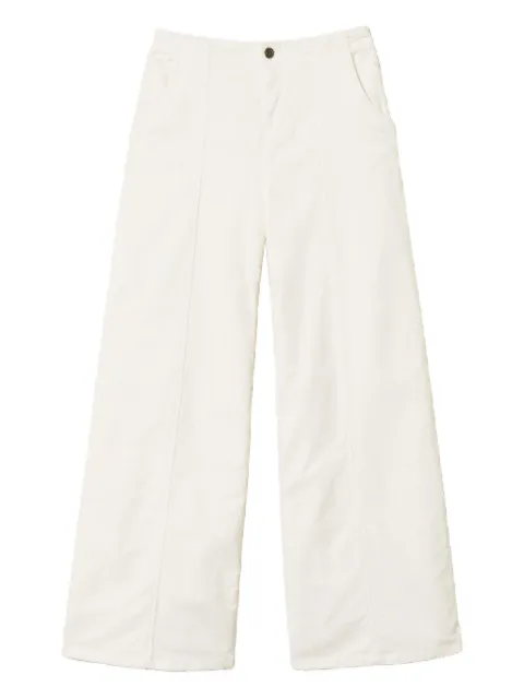 TWINSET corduroy trousers White 252TT2180