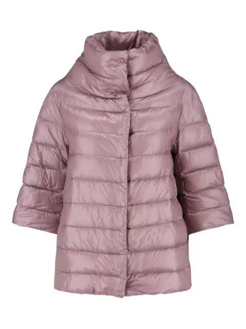 Herno quilted turtleneck puffer coat Pink PI0043DIC12017Z