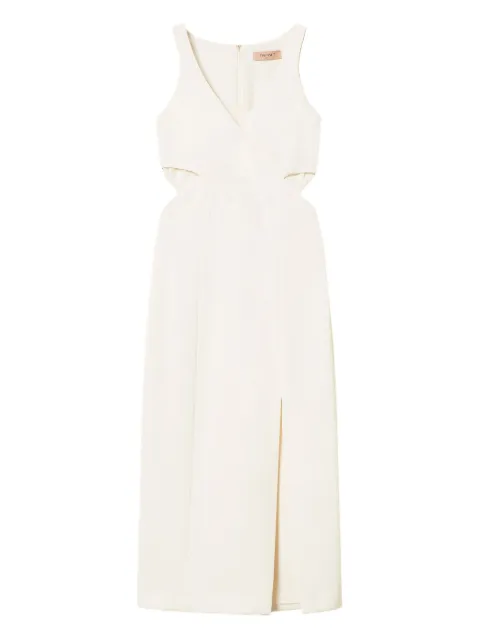 TWINSET midi cut-out dress White 252TP2165