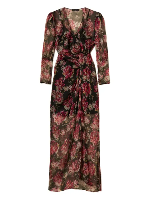 TWINSET floral-print maxi dress Red 252TS2353