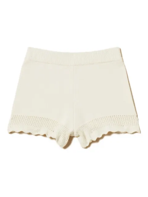 TWINSET knitted shorts Neutrals 252TS3381