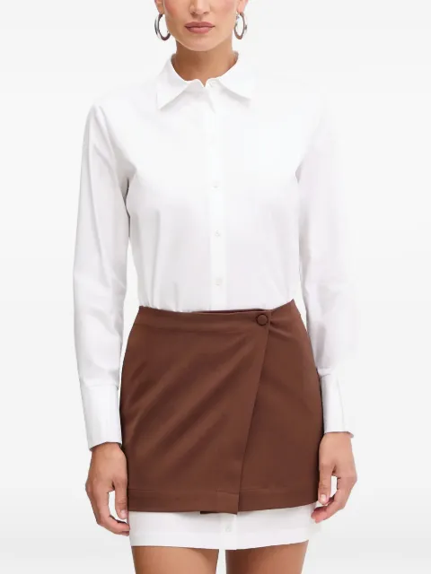 Patrizia Pepe layered mini dress White 8A1562A623