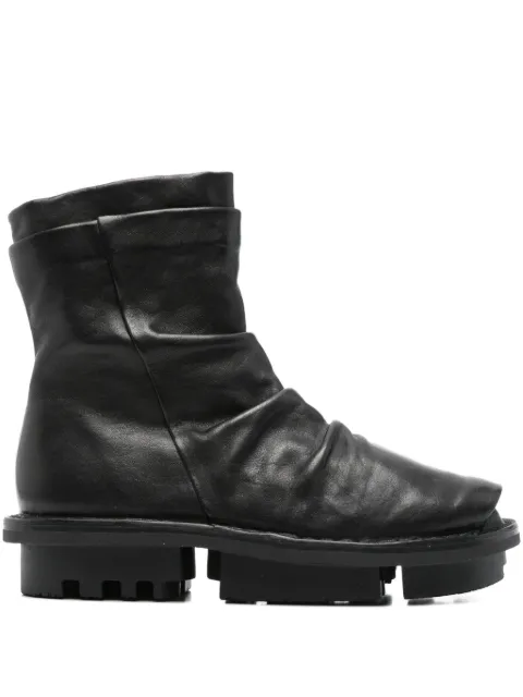 Trippen ruched calf-leather boots Black JUICEFSAT