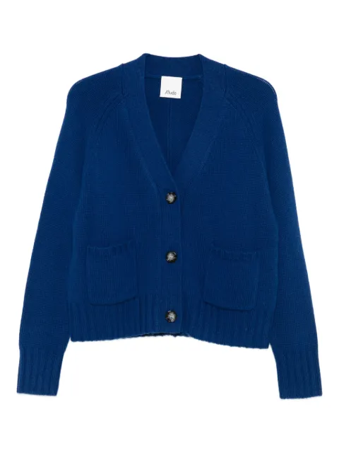 Allude patch-pocket button cardigan Blue 25517630