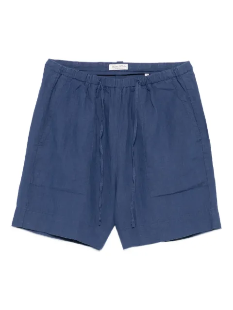 Marc O'Polo drawstring-fastening linen shorts Blue M04064515103