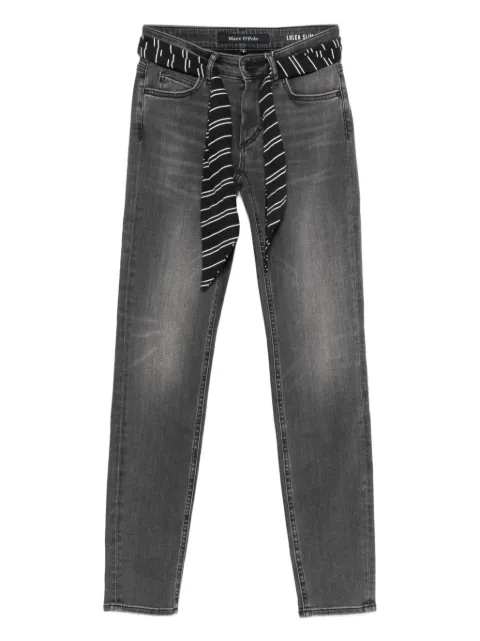 Marc O'Polo striped-belt jeans Grey M01906912103