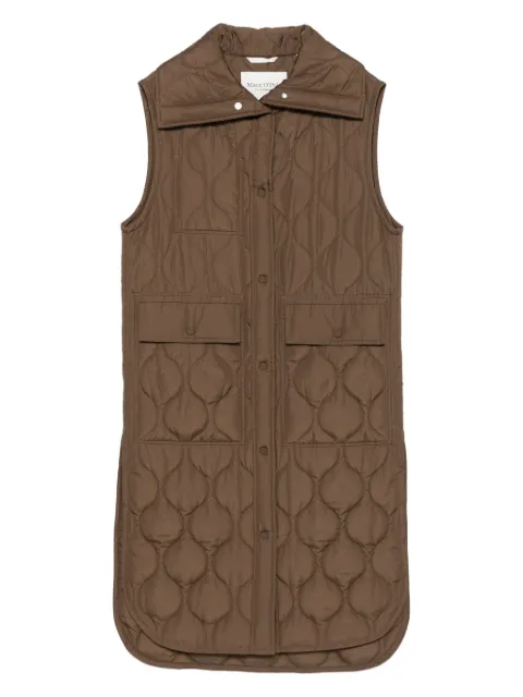 Marc O'Polo quilted sleeveless coat Brown 208092272039