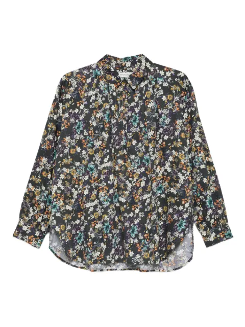 Marc O'Polo floral-pattern shirt Black 209126442511