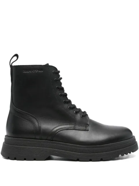 Marc O'Polo 45mm lace-up leather boots Black 20825896301130