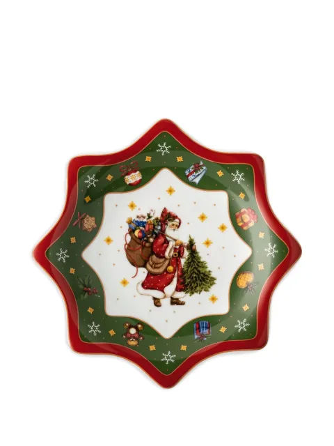 HUTSCHENREUTHER Happy Wintertime star-shaped tray (20.5cm) White H34