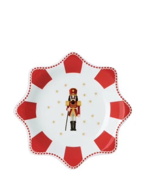 HUTSCHENREUTHER nutcracker star-shaped plates (set of two) White H27