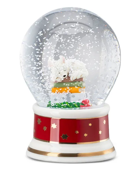 HUTSCHENREUTHER snow globe (11.7cm x 7.9cm) Red H19