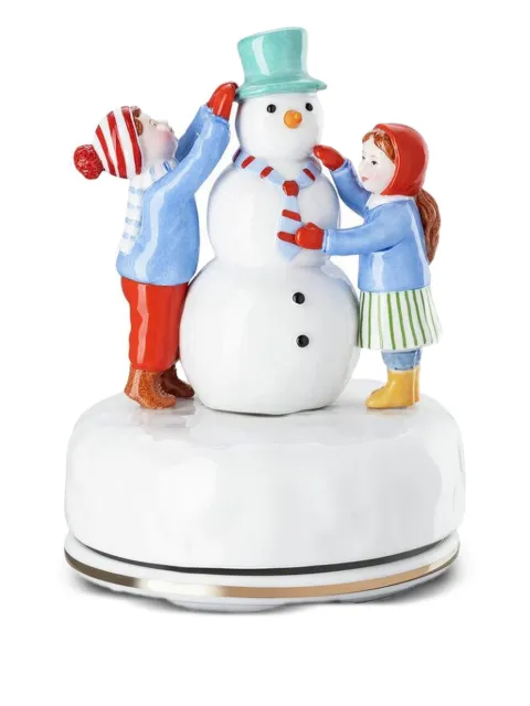 HUTSCHENREUTHER snowman music box White H7