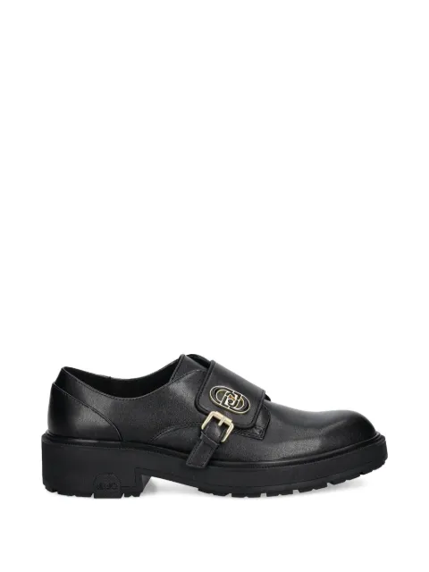 LIU JO buckle strap Monk shoes Black SF5025P0102
