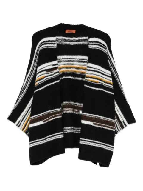 Missoni striped V-neck cardigan Black DS25WM0WBK01C5