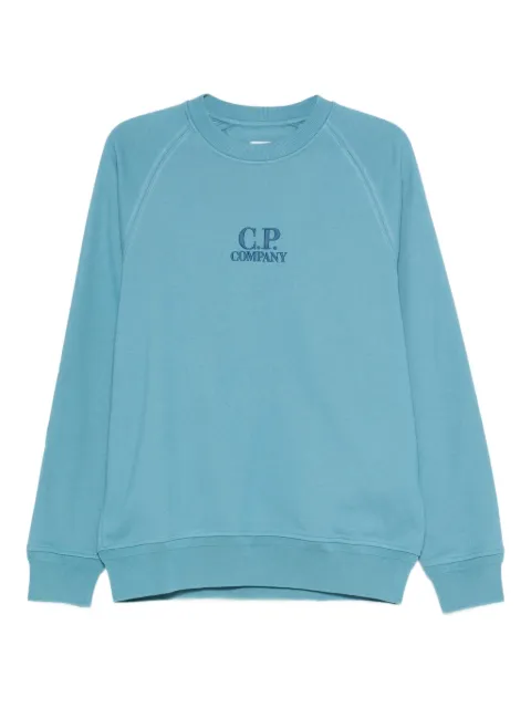 C.P. Company embroidered sweatshirt Blue 19CMSS136A005086W