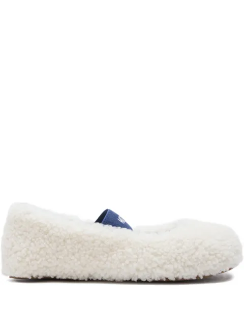 Moon Boot shearling white ballerinas White 80D2400010