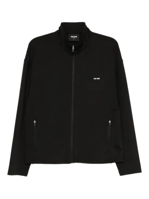 TEAM WANG design logo-printed track performance jacket Black TWOG02A427