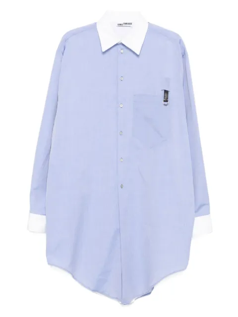 SONIA CARRASCO cotton shirt Blue OTFW26040211