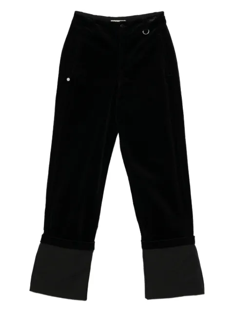 SAMUEL GUÌ YANG Corduroy trousers Black AW25BTR1021