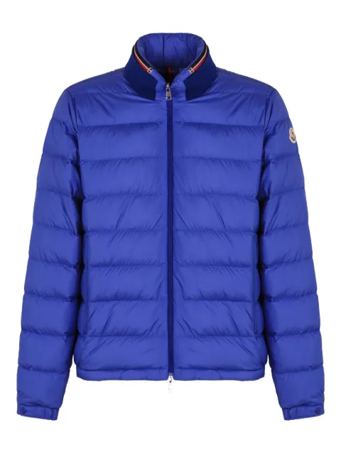 Moncler Brendann logo-patch quilted jacket Blue K20911A00019597X2