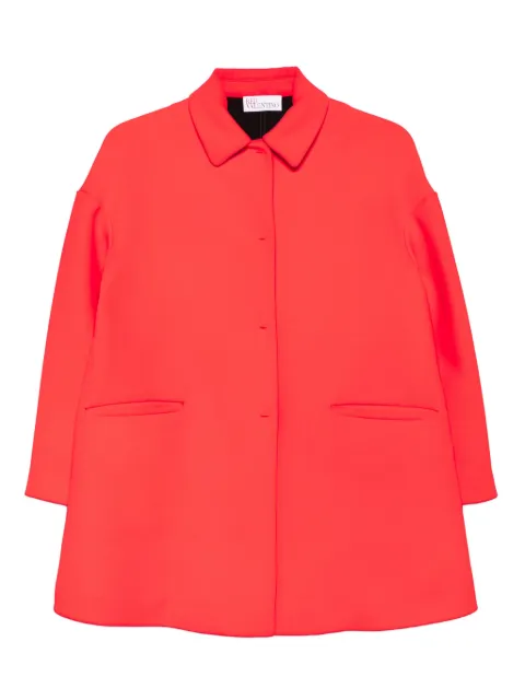 Valentino Garavani Pre-Owned 2010s jetted-pocket coat Red VA600UH